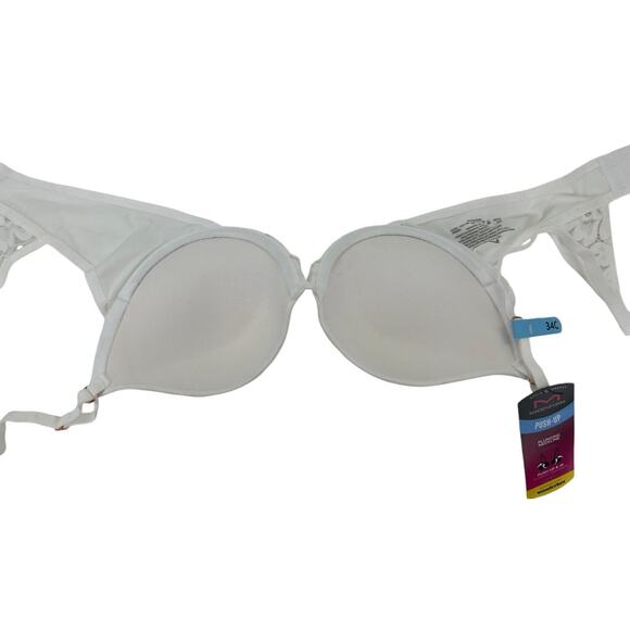 Maidenform Wonderbra Push Up & In Plunging Neckline Underwire Bra Size 34C NEW - Picture 5 of 7